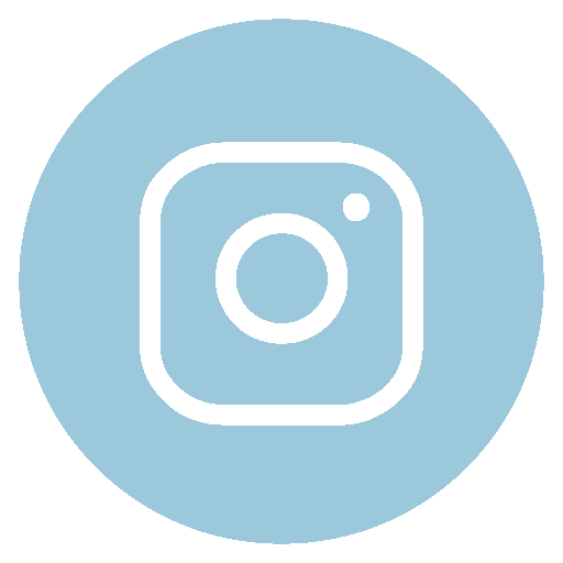 Instagram Round Light blue logo
